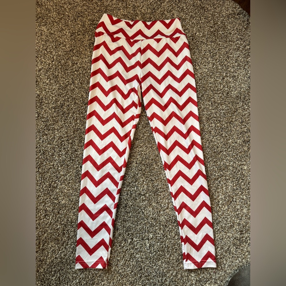 Chevron Polyester Leggings